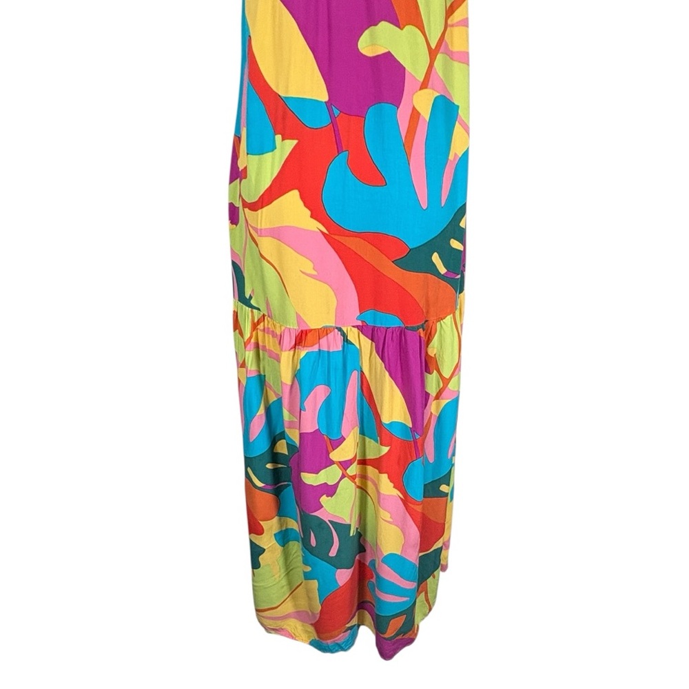 L*Space Victoria Copacabana Tropical Print Sleeveless Maxi Dress Size XS - Picture 9 of 11